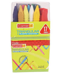 Camel gel crayons produce silky smooth when apply in the paper surface. Camel Triangular Plastic Crayons 17 Shades With Sharpener And Eraser Limitless 24