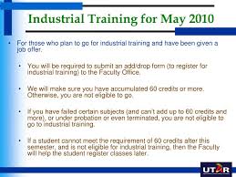 To add a course, submit this form to the registrar's office prior to the last day of late registration. Ppt Pre Registration And Industrial Training Powerpoint Presentation Id 4318916