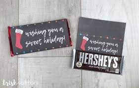 Printable christmas candy bar wrappers diy holiday | etsy. Free Printable Candy Bar Wrappers Simple Christmas Gift