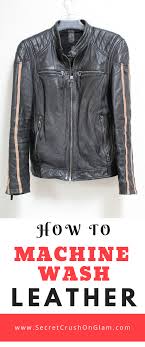 Secret Crush On Glam Washed Leather Washed Leather Jacket Leather