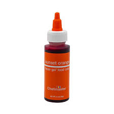 Food colour gels are a great alternative to colouring liquids, and work great when colouring fondant icing or making a sugar paste. Amazon Com Chefmaster Liqua Gel Food Color 2 3 Oz Sunset Orange Kitchen Dining