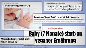 Nach Tragischem Tod Eines Belgischen Sauglings Wie Deutsche Medien Mit Falschaussagen Veganer Verteufeln Meedia