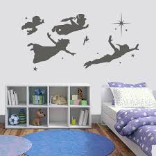 Disney Peter Pan Flying Scene Peter Pan Bedroom Disney Wall Decals Vinyl Wall Decals