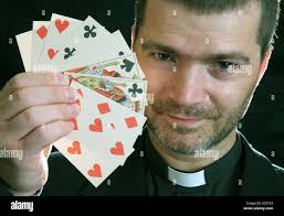 Revd,Mark Townsend, Church of England priest and illusionist/magician Stock  Photo