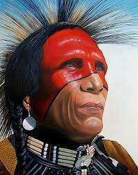 Oil Painting, Native American Sioux