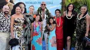 Dwayne Johnson Brings His Whole Family to Live-Action ‘Moana’ Premiere In Los Angeles