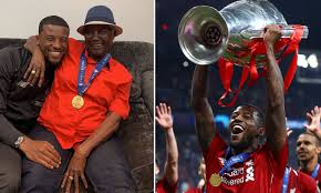 My official facebook page football player, #5 for liverpool fc over 50 caps for. Liverpool Star Georginio Wijnaldum Poses With Grandmother After Champions League Triumph Daily Mail Online
