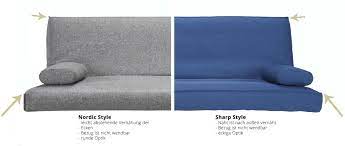 Sie können es als sofa oder auch als bett benutzen. Innovation Ersatzbezug Inkl Gestellbezug Fur Ruckenlehne Sharp Nordic Style Mysofabed De