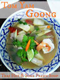 Thai Hot And Sour Prawn Soup Tom Yam Goong Recipe Prawn Soup Recipes Yam Soup Recipe