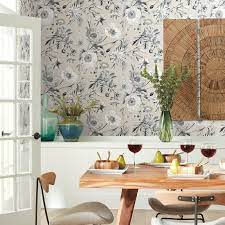 Vintage Poppy Peel And Stick Wallpaper In 2021 Dining Room Accents Peel And Stick Wallpaper Wallpaper Living Room