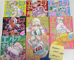 Elf san wa Yaserarenai japanese manga book Vol 1 to 8 comics shinekudoki  anime | eBay