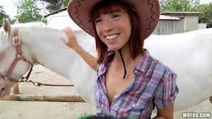 Rodeo girl is picked up and fucked by a stranger for cash