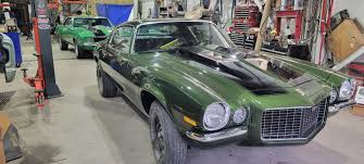 Image result for Antique Green 1971 Camaro