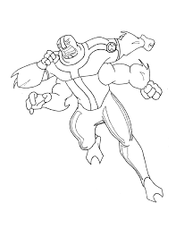 Ben 10 is a manga, a character from a japanese comic book. Ben 10 Coloring Pages Four Arms Homeicon Info