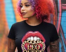 Black Girl Leo Zodiac PNG File