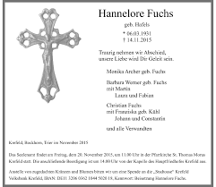 We did not find results for: Alle Traueranzeigen Fur Hannelore Fuchs Trauer Rp Online De