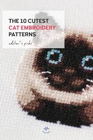 A significant number of these patterns are. Cat Embroidery Patterns Pumora All About Hand Embroidery
