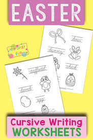 This visually appealing easter writing prompt pdf worksheet for grade 3 and grade 4 enhances thought processing skills and inspires kids to get creative. Easter Cursive Writing Worksheets Itsybitsyfun Com