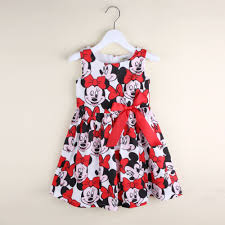 Girls Dresses Newborn 5t Kids Summer Girls Dress Princess Baby Mickey Minnie Mouse Dress For 1 6 Years Baby Toddler Clothing Shoes Accessories
