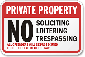 If someone trespasses , they go onto someone else's land without their permission. No Trespassing Signs Are They Enforceable By Law