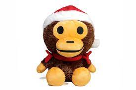 A Bathing Ape 2012 Christmas Baby Milo Christmas Baby A Bathing Ape Fluffy Stuffed Animals