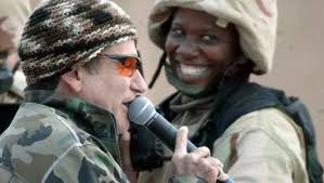 The troops loved Robin Williams, writer recalls