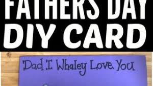 Super Cute Whale Fathers Day Card Idea For Kids The Inspiration Edit
