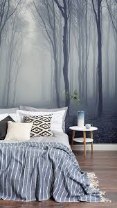 Gray Forest Wallpaper Mural Muralswallpaper In 2020 Wallpaper Bedroom Home Home Wallpaper Forest Wallpaper Bedroom