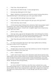 Aku mendapat buku ini dari ayahku. Contoh Dialog Ringkas