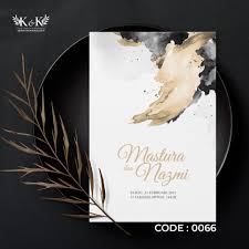 0066 Design Kad Kahwin By Kad Kahwinkahwin Kad Kahwin Floral Minimal Modern Book Cover Design Kad Kahwin