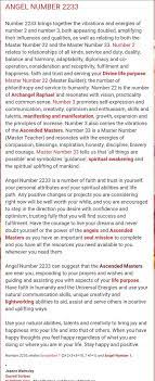 Angel Number 2233 Numerology Angel Guidance Angel Numbers Vibe Quote