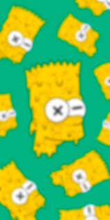 A small drop of a liquid. Cool Phone Background Bart Simpson Green Phone Wallpaper Hd