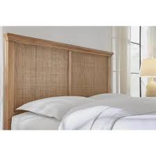 Maybe you would like to learn more about one of these? Home Decorators Collection Marsden Patina Finish King Cane Bed 81 1 In W X 54 In H 10756 The Home Depot High Headboard Beds Bedroom Headboard Wood Headboard Bedroom