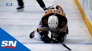 #brad marchand #hockey #nhl #boston bruins #i swear this is actually from an episode of behind the b #what is hockey #bruins. Bruins Patrice Bergeron Injured After Radek Faksa Hit Brad Marchand Comes To Defense Youtube