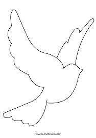 dove template kus sablonu boyama sayfalari aplike sablonlari