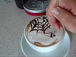 Find over 100+ of the best free halloween coffee images. Spiderweb Coffee Art Effrayant Gif On Gifer By Ianra