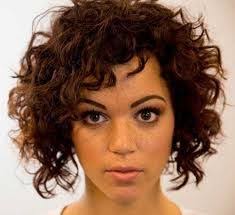 Image result for short curly stacked bob