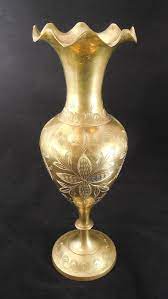 116,000+ vectors, stock photos & psd files. Large Brass Vase 12 With Ruffled Rim Vintage Brass Etched Vase Floral And Leaf Etched Design Made In India Brass Vase Vase Etched Designs