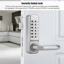 Poignee Serrure A Code Mecanique Digicode Verrou Verrouillage De Porte Electronique Entre Securite Achat Vente Serrure Barillet Poignee Serrure A Code Meca Cdiscount