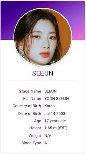 Seeun Stayc Hallyu Idol Profile Kpop Profiles Kpop Groups
