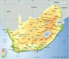 Mapa físico y político del departamento de alta verapaz leer más. South Africa Topographic Map Grid Arendal