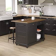 You can dine here informally or use it as an additional eating space when you have guests in your home. Amazon Com Kitchen Island With Seating And Storage