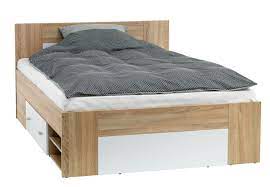 sangram favrbo 140x200cm ek vit jysk bed frame furniture bed