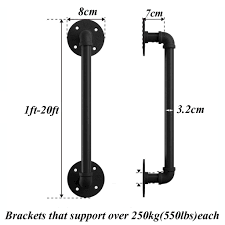 Check spelling or type a new query. Wrought Iron Decking Railings Stair Handrail For Indoor And Outdoor Wall Mounted Staircase Rails Banister Suppor Black Customizable Size Handrail Size 1ft 1ft 20ft Tools Home Improvement Stair Parts Rayvoltbike Com