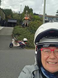 Yamaha Vino scooter as therapy and transportation