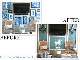 See how these framed wallpaper panels can make the perfect statement! Remodelaholic Framed Wallpaper Panels