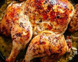 Tender And Juicy Lemon Garlic Roast Chicken With Crispy Rich And Flavourful Skin So Much Roasted Garlic Chicken Roast Chicken Recipes Best Breakfast Recipes