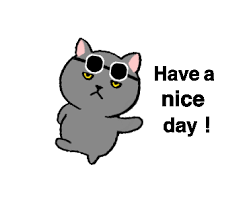 LINE Creators' Stickers - Funny cat will greet Example with GIF ...