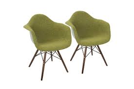 Neo Flair Duo Mid Century Modern Accent Chairs Set Of 2 In Green And Grey By Lumisource Mid Century Modern Accent Chairs Accent Chair Set Lumisource