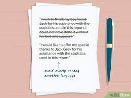 Start acknowledgments on this line. Simple Ways To Write Acknowledgements For A Thesis With Pictures